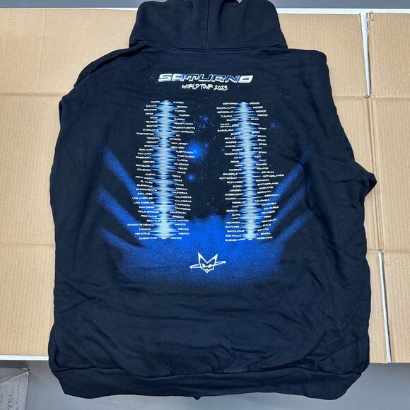 Rauw Alejandro Saturno World Tour 2023 Logo Hoodie - Picture 2 of 3